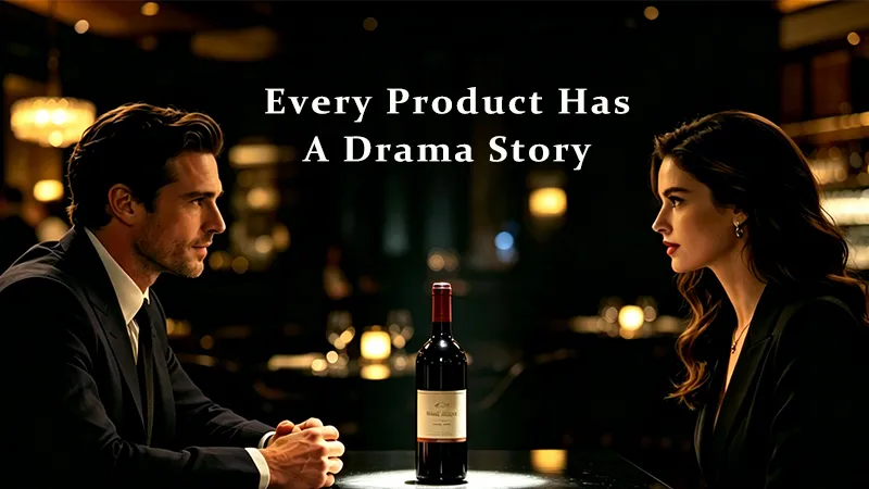 Branded vertical drama content integrating products into cinematic storytelling for higher audience engagement and retention.