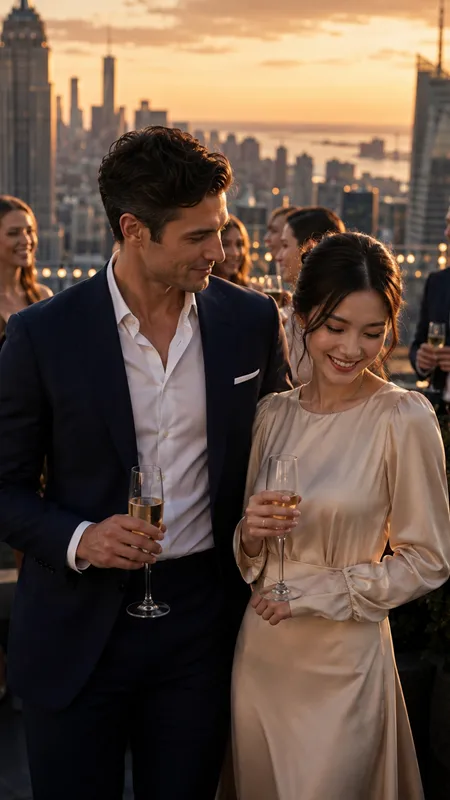 Billionaire romance vertical drama featuring an international Asian heroine and a powerful CEO in a luxury corporate setting