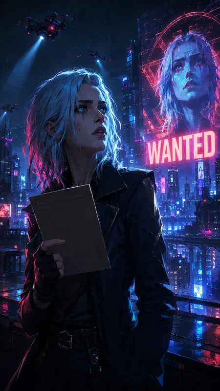 Female protagonist in a cinematic memory thriller scene, showing emotional distress and mystery, representing AI-generated short drama content about identity loss, hidden truth, and psychological suspense.